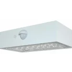 LED napelemes fali lámpa érzékelővel 3W, 350lm, 1200mAh, 4000K+3000K, fehér, IP65 Alacsony ár
