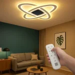 Vedd meg online LED dizájnlámpa 130W, 13600lm, távirányítóval, CCT