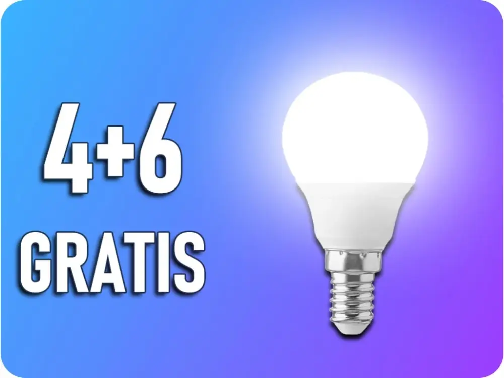 E14 LED IZZÓ 3,7W, 320LM, P45, 4+6 gratis! Legjobb ár