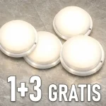 Ne maradj le LED kültéri mennyezeti/fali lámpa 12W, 1160lm, IP54, 1+3 gratis!