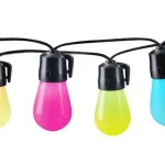 Solight LED Smart kültéri lánc RGB izzókkal, bluetooth, 15 izzó, 14m+6m, 10W [WO795] Prémium