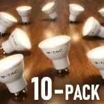 LED izzó GU10 4.5W, 400lm, 100°/10-PACK! Legkelendőbb
