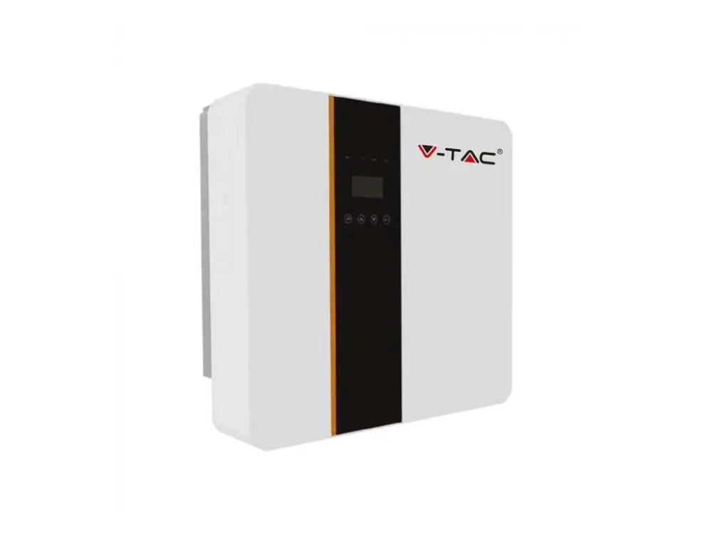 Ne maradj le V-TAC szolár inverter 5kW, BE/KI, GRID HIBRID LCD kijelzővel, EGYFÁZIUS, IP20