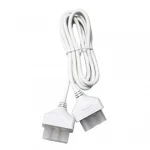 Akciós ár CSATLAKOZÓKÁBEL LINEÁRIS LÁMPATESTEKHEZ 2M, 3X0,75MM², FEHÉR