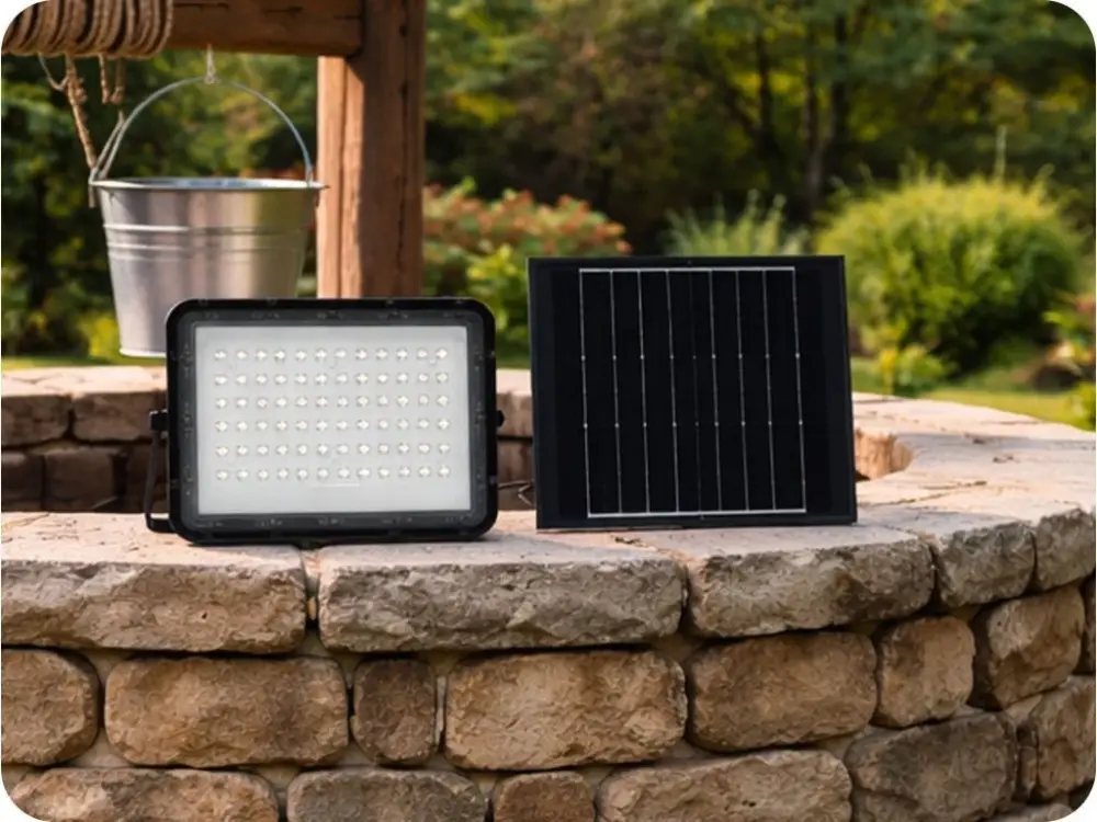 LED REFLEKTOR NAPELEMES PANELLEL 15W, 1200LM, IP65, 12000MAH Csak ma