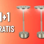 Rendeld meg most LED LINE® ASZTALI LÁMPA CAMELIA 2,5W, 250LM, CCT, ÚJRATÖLTHETŐ, 2X2000MAH, EZÜST, 1+1 gratis! [204454]