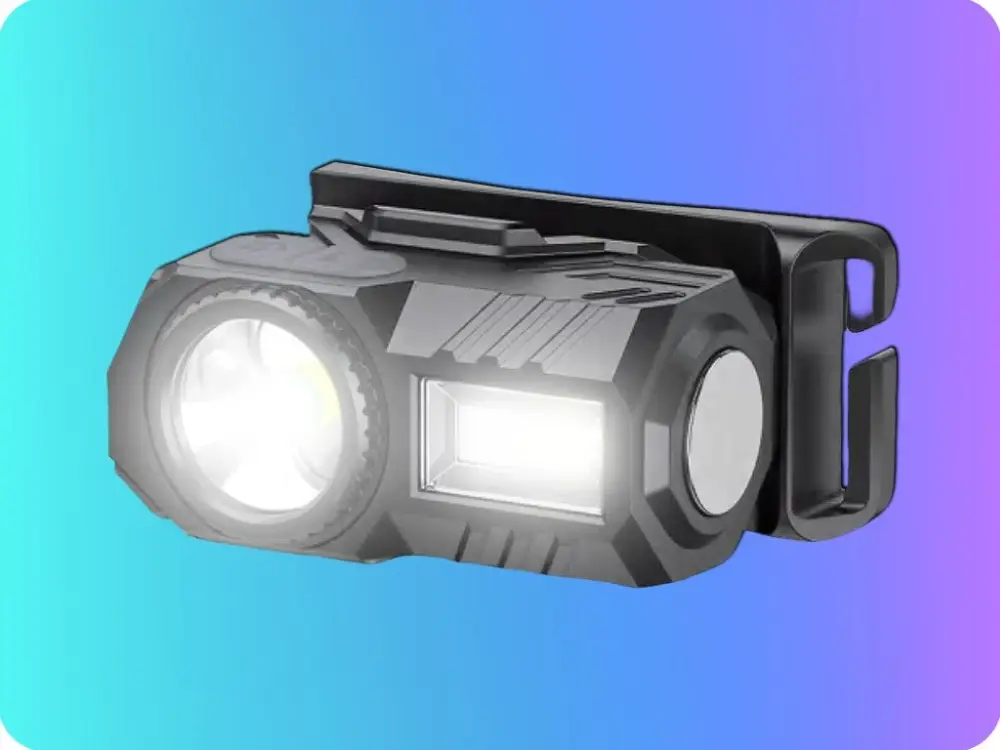 LED ÚJRATÖLTHETŐ FEJLÁMPA 3W, 100LM, RGB, USB-C TÖLTÉS, IP43, 750MAH Legnépszerűbb