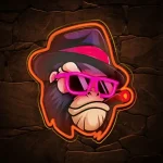 Legjobb ár NEON ART LED DEKORÁCIÓS GANGSTA MONKEY DIMMEL, 5V, USB [RTV100239]