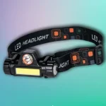 Szezonális akció KAMAR LED FÉNYSZÓRÓ ÚJRATÖLTHETŐ 35LM + 125LM, 1200MAH LI-ION, 3MODES [LA0101-B]