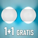 LED FALI LÁMPA 2W, 200LM, DUPLAS FÉNYSUGÁRZÁS, FEHÉR, 1+1 gratis! Prémium
