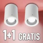 Népszerű GU10/GU5.3 mennyezeti lámpa, fehér, 1+1 gratis!