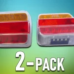 Hátsó LED lámpa 12/24V/2-PACK! [L1851] Expressz kézbesítés