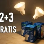 LED izzó GU10 7.5W, 610lm, 110°, CREE CHIP, 2+3 gratis! Különleges ajánlat