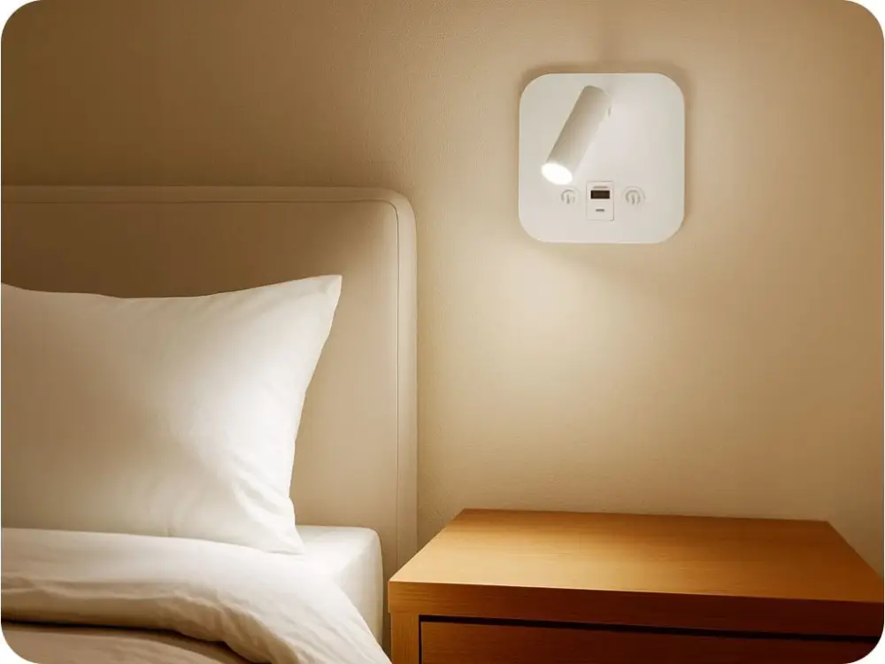 Árcsökkenés LED éjjeli lámpa 8W, 830lm, CREE CHIP, fehér