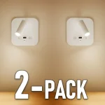 LED éjjeli lámpa 8W, 830lm, CREE CHIP, fehér/2-PACK! Ne maradj le