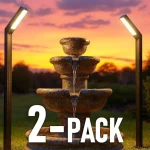 Napelemes LED lámpa 1,7 W, 80 lm, CCT színváltós/2-PACK! Olcsóbb