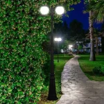 Akció LED kerti lámpa 2xE27, 199cm, IP44