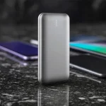 Kedvezmény 10000mAh-s külső akkumulátor, 2x USB + 1x USB C típusú, fekete