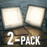 Gyors szállítás LED REFLEKTOR 30W, 2350LM, IP65, CCT, SZÍVVÁLTÁS 3000K/4000K/6500K, SZÜRKE/2-PACK!