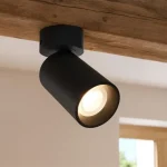 Akció Mennyezeti beltéri lámpa 1xGU10 MADARA ALTRO, fekete [SLIP003060]