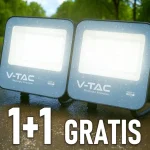 LED reflektor 50W, 5740lm, CREE CHIP, fekete, 1+1 gratis! Gyors kiszállítás