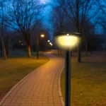 Legjobb ár LED napelemes kerti lámpa oszlopra PIR érzékelővel, 15 W, 2200 lm, CCT