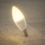 Kedvezményes ár LED izzó E14 8,5 W, 1000 lm, C37, gyertya