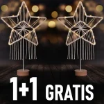 Biztonságos fizetés LED karácsonyi csillag asztal kötött 35xLED, 1+1 gratis! [1V268]