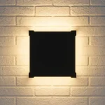 LED fali lámpa VERTO 10W, 1200lm, CCT, négyzet, fekete [SLI003072CCT_PW] Expressz kézbesítés