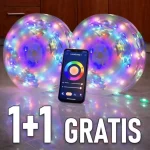 Expressz kézbesítés Smart LED dekorációs lánc 5m, 5W, RGB, IP65, 1+1 gratis! [ML61623]