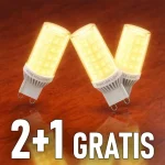 Azonnali szállítás LED izzó G9, 6.2W, 690lm, 2+1 gratis!
