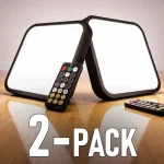 Legnépszerűbb LED lámpa mikrohullámú sütővel és fényérzékelővel 18W, 1830lm, négyzet alakú, fekete kerettel/2-PACK!