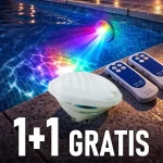 Azonnal elérhető LED medencei izzó RGB távirányítóval 8W, 800lm, PAR56, 12V, 1+1 gratis!