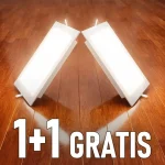 LED beépített panel tápforrással 3W, 330lm, Háttérvilágítású, négyzet alakú, 1+1 gratis! Árengedmény