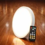 LED lámpa mikrohullámú sütővel és fényérzékelővel 36W, 3820lm, kerek, fehér kerettel Legjobb ár