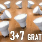 GU10 LED IZZÓ 10W, 1000lm, 3+7 gratis! Kedvezményes ár