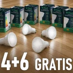 GU10 LED izzó 6W, 445lm, 38°, 4+6 gratis! Ajánlat