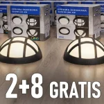 Rendeld meg most LED fali lámpa RUBIN 8W, 540lm, 2+8 gratis! [OR-OP-6022LPMP3]