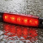 LED-es oldalsó helyzetjelző lámpa PIROS 0,9W, 6xLED, 12/24V, IP67 [L2255-B] Árengedmény