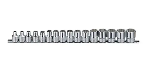 Legnépszerűbb crowafej készlet, metrikus, 3/8", 16 darabos