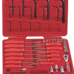 Csavarhúzó és L-kulcs készlet, torx E+T típusú, 1/4" és 3/8" 56 darabos Gyors kiszállítás