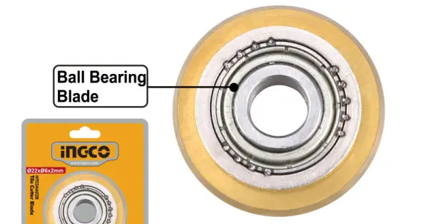 Utolsó esély Csempevágó kerék 22 x 6 x 2 mm csapágyas INGCO (HTC04602B)
