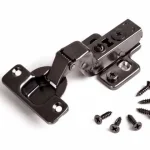 Szuper akció BÚTORPÁNT HOME BOX HB-203 BLACK CSILLAPÍTOTT KÖZÉZÁRÓDÓ PÁNT +EXC.ALÁTÉT+CSAVAR FEKETE NIKKEL