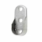 GARDRÓB - VÁLLFATARTÓ RÚD 12101 RÚDTARTÓ OVÁLIS RÚDHOZ L:44mm NIKKEL Prémium