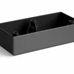 MŰANYAG DESIGN LÁB ART723 H=30mm FEKETE Végkiárusítás