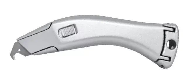 Újdonság FÉMHÁZAS KÉS PREMIUM 178x51x26,5 MM - KAMPÓS - ABRABORO