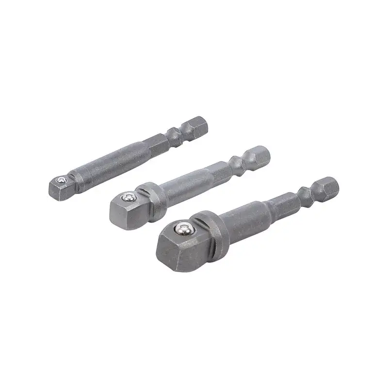 Billenős dugókulcs átalakító készlet fúrógéphez 1/4″, 3/8″, 1/2″ - BGS Akció