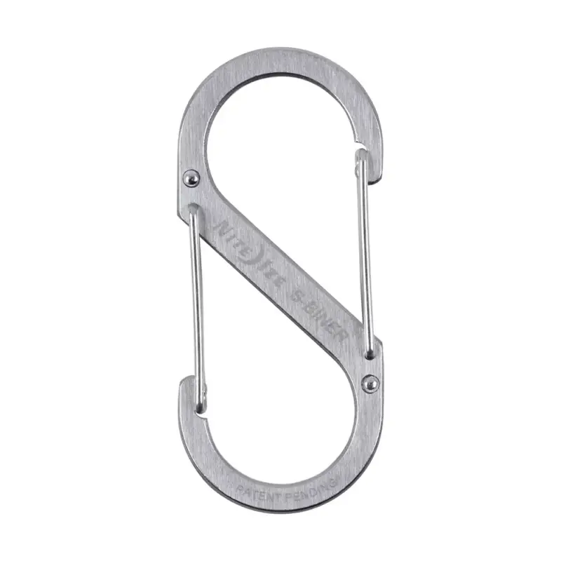 S -Biner® acél dupla karabiner #4 - acél Szuper ajánlat