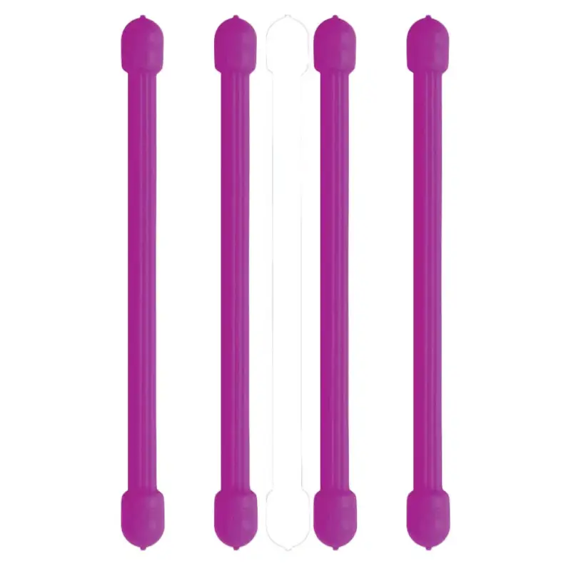 Akciós ár Gear Tie® gumírozott kötöződrót 7,5 cm - 4-es csomag, lila