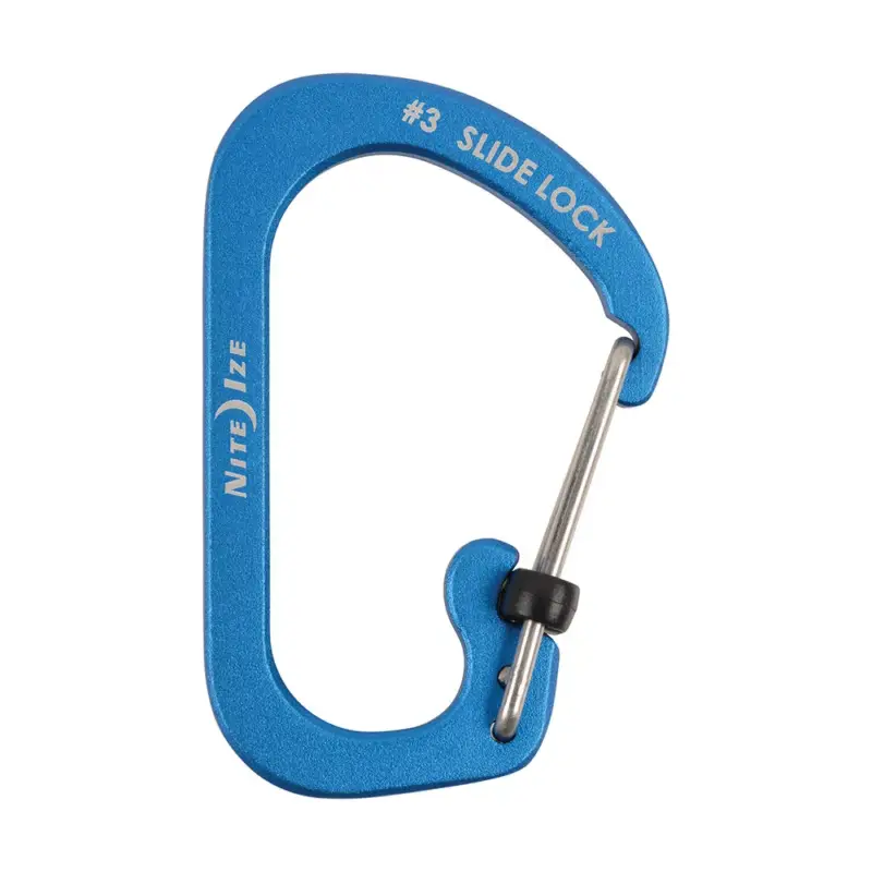 Slidelock® karabiner alumínium #3 - kék Kiárusítás